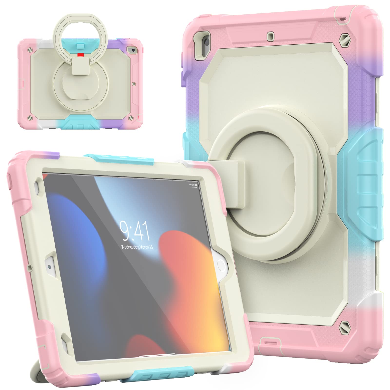 Amazon.co.jp: For iPad第9世代ケース保護フィルム付き2021 iPad 10.2
